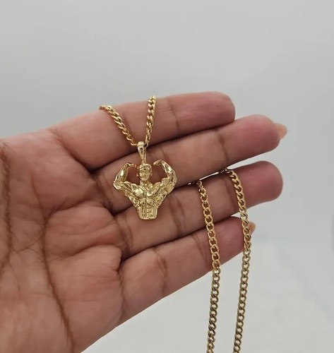 Gold weight lifter - weight,