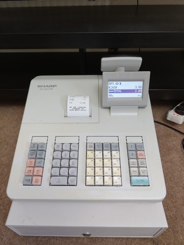 Sharp a207w electronic cash - sharp,