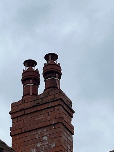 Crown chimney pot cowl - pot,