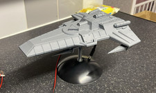 Star Trek Husnock Vessel 3D printed Model kit built and lit with power supply