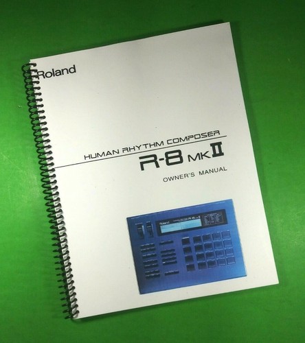 Owners manual for roland 8 - owners,