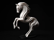 Abstract Horse Sculpture –