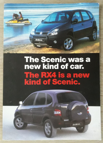Renault scenic rx4 brochure - rx4,