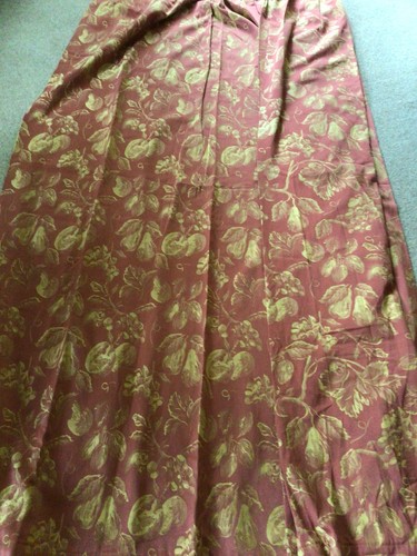 Pair vintage jaquard fruit - vintage,
