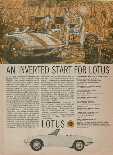 1964 lotus elan - lotus,