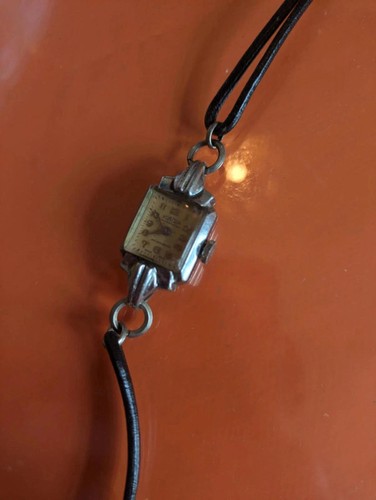 Rare vintage leather art deco