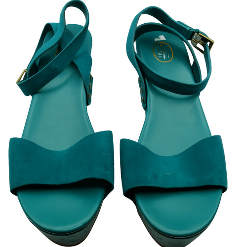 Ash wedge heel green sandals - heel,