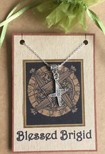 Brigid Cross Necklace 🔥imbolc 🔥St Brigit 🌱Jewellery Goddess 🔥Gift Bag 🌱