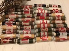 100 Wrapped Reels Of Vintage Coats Red Heart/Goatshead Thread. Mixed Colours
