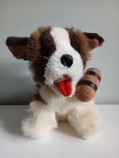 Plush retired St Bernard  Dog
