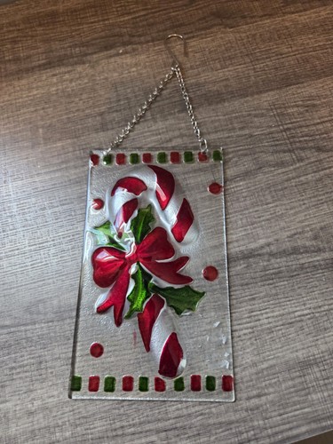 Fused glass art wall hanging - fused,