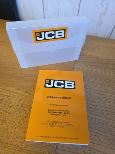 Jcb operators manual - operators, machine