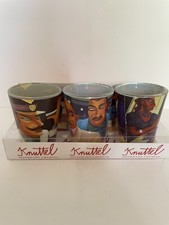 GRAHAM KNUTTEL "THE KNUTTEL COLLECTION" SET OF THREE SHOT GLASSES IRELAND