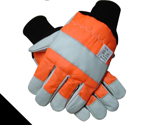 Chainsaw gloves with - both, hand