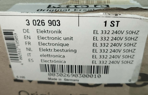 Miele 3026903 electronic unit - miele,