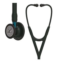 3M Littmann Cardiology IV Diagnostic Stethoscope Black Finish Chestpiece 