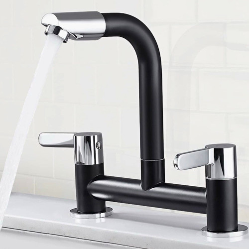 Kitchen mixer tap dual - kitchen, lever