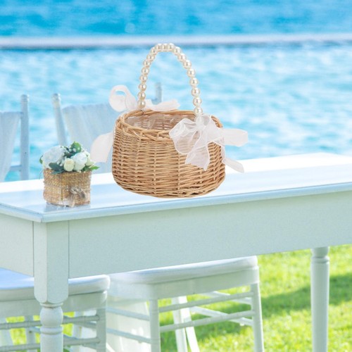 Flower girl basket wedding - girl,
