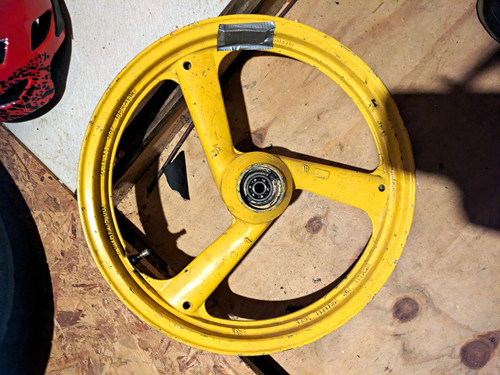 Yamaha tzr250 front wheel 1kt - front,