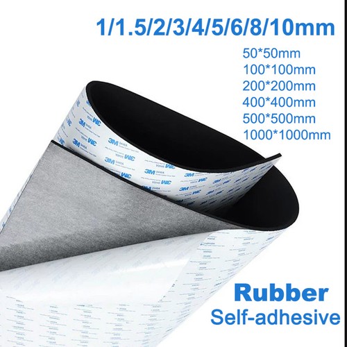 Self adhesive backed rubber - adhesive,