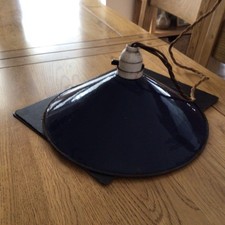 Vintage Enamel Lamp Shade