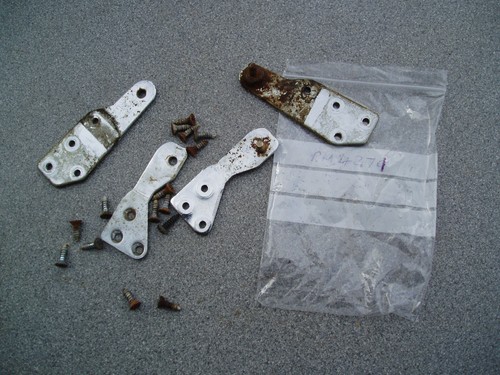 Caravan fridge door hinge - door, kit