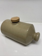 Vintage Stoneware Footwarmer / Hot Water Bottle Doorstop
