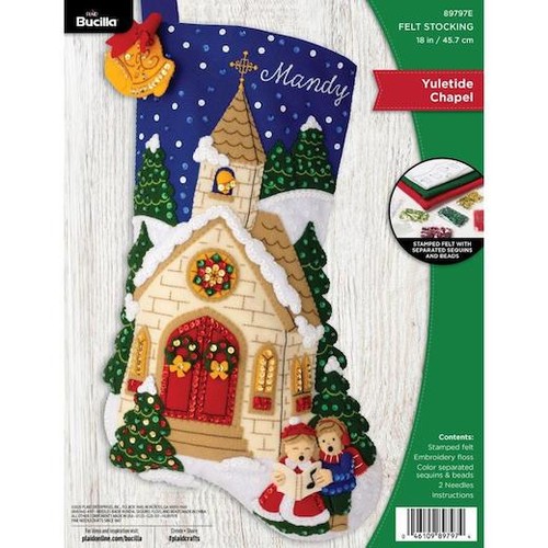 Bucilla felt christmas - bucilla, 18"