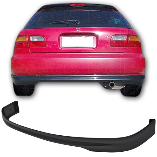 Rear bumper lip - spoiler, for