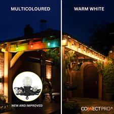 ConnectPro® 5m-50m Connectable Festoon LED IP65 Outdoor Lights Various Colours