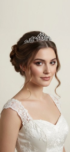 Tiara silver swarovski - tiara,