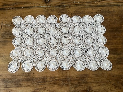 Antique french white rectangle - french,