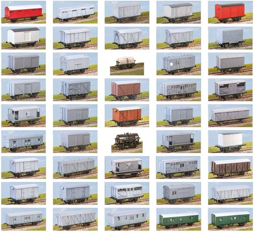 Gauge closed wagons plastic - closed,