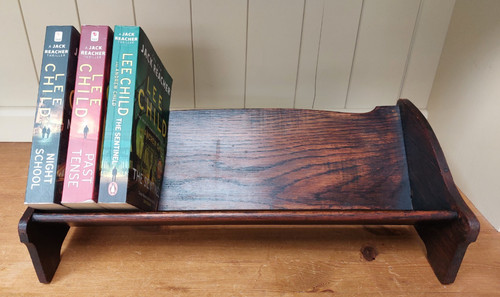 Vintage oak book trough - ,, rest