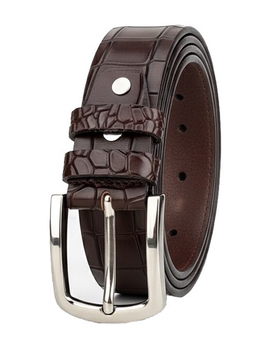 Real leather belt - leather, genuine