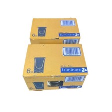 Luminarc France S Clear Glass Set 2 of 12 Glasses In Original Boxes Never Us New