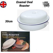 30CM OVAL ROASTER ENAMEL DISH