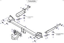 Towtrust Swan Neck Towbar For