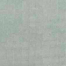 Andrew Martin Geometric Linen Print Fabric- Bark / Mist 1.0 yd AM100389-15