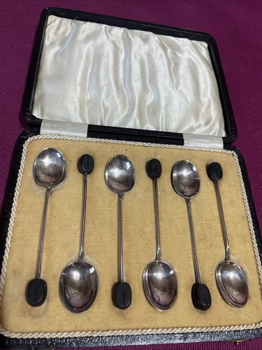 Set six solid sterling - six,