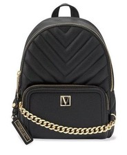 Victoria’s Secret Pebbled V-Quilt Small City Backpack Brand New