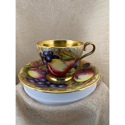 Aynsley orchard gold demitasse - orchard,