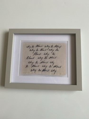 Tracey emin style framed - emin, text