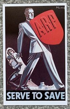WW2 ARP, SERVE TO SAVE, WW2