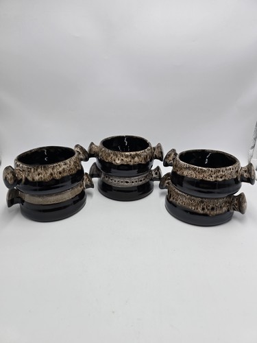 Set studio pottery lugged - 6,