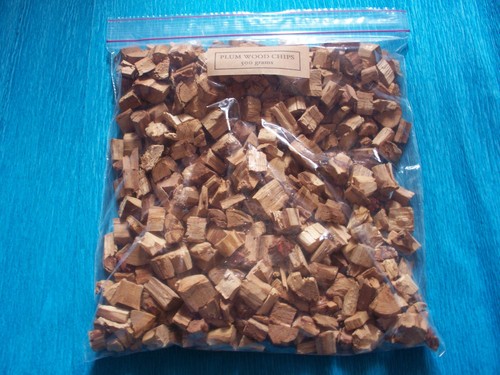 Plum wood chips 500g - wood,