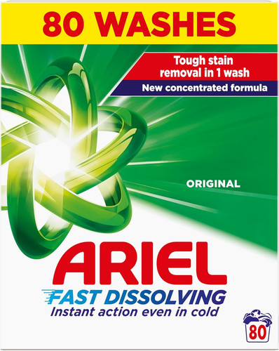 Ariel fast dissolving washing - dissolving,
