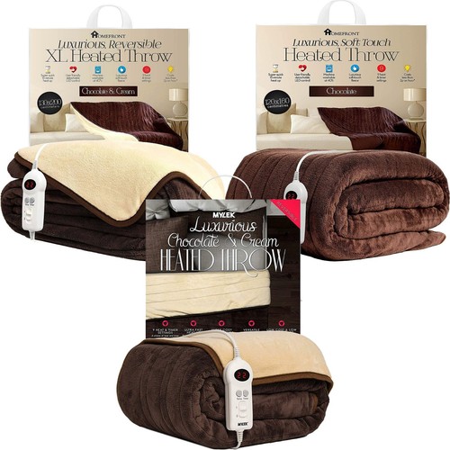 Heated throw electric over - electric,