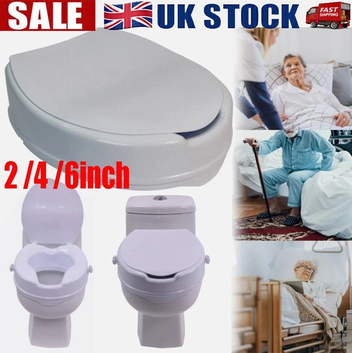 Raised toilet seat with - seat,