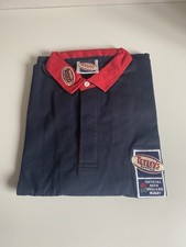 England Rugby Polo Shirt Tetley Bitter Official Beer  One Size 46” Chest Vintage